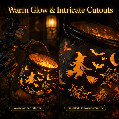 Early Halloween Special 50% OFF🎃Halloween Witch Cauldron Garden Light