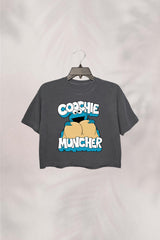 Funny Coochie Muncher Crop Top For Women