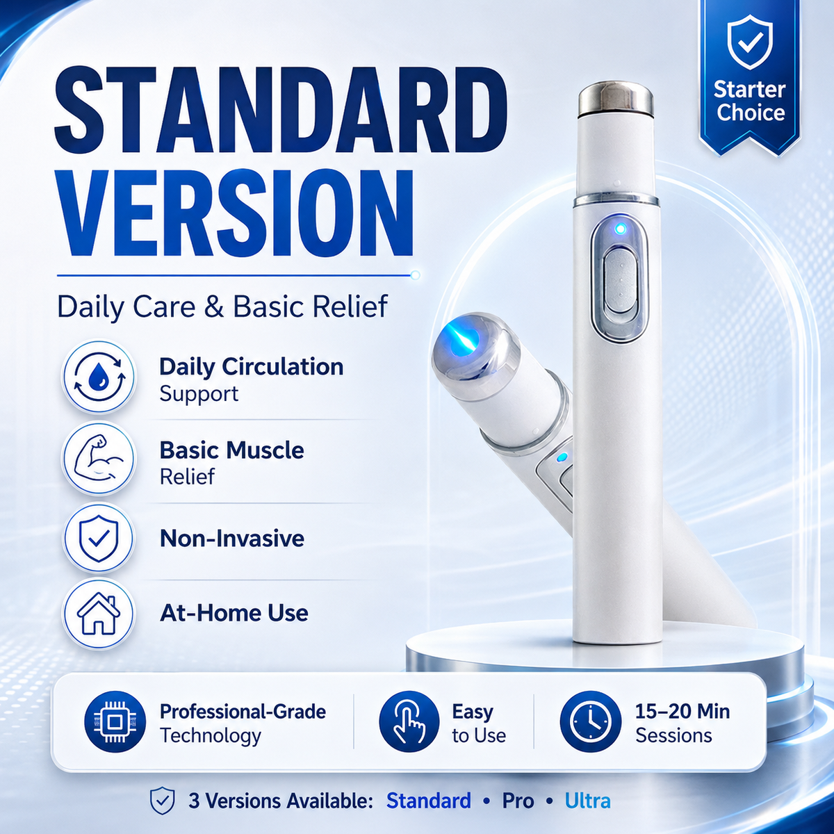 Handheld Shock Wave Massager view 2