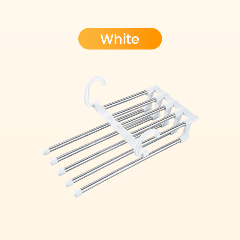 White multi-tier trouser hanger