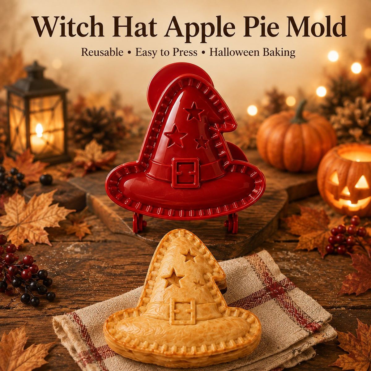 Witch Hat mold and matching pie