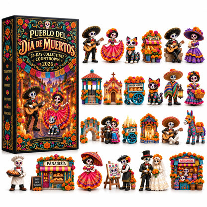 Overview of the Day of the Dead collectible countdown set