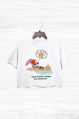 I got spooky season on my mind Powerpuff Girls Crop Top For Women