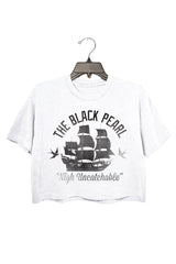 The Black Pearl Untouchable Crop Top For Women
