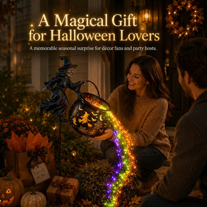 Early Halloween Special 50% OFF🎃Halloween Witch Cauldron Garden Light