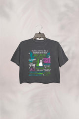 Halloween Party Wicked Musical Crop Top For Women