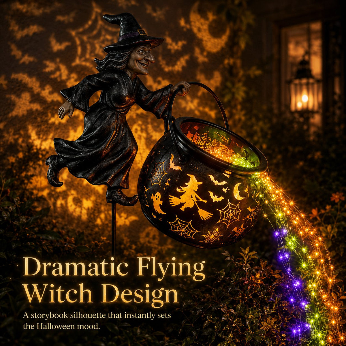 Early Halloween Special 50% OFF🎃Halloween Witch Cauldron Garden Light