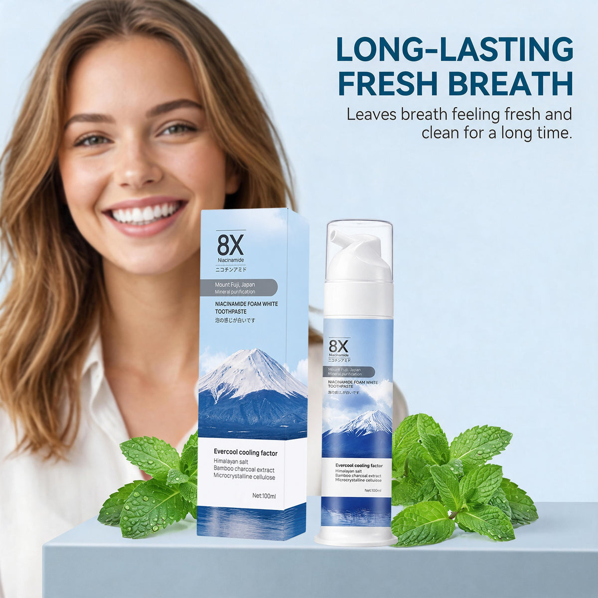 Niacinamide Foaming Whitening Toothpaste